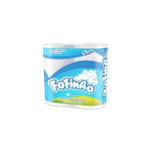 Papel higiênico Fofinho folha simples – 4 rolos