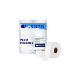 Papel Higiênico Rolão Europel com 8 Rolos