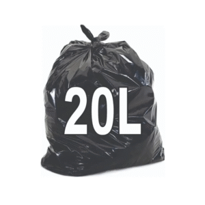 Saco p/ Lixo Preto 20 Litros c/20 un