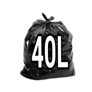 Saco p/ Lixo Preto 40 Litros c/20 un