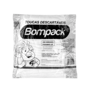 Touca descartável com 100 un. – Bompack