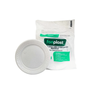 PRATO FONPLAST RASO 15CM BR UN